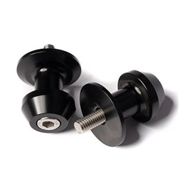 PAR DE SOPORTES PARA SOPORTES POSTERIORE (6MM) COLORE NERO