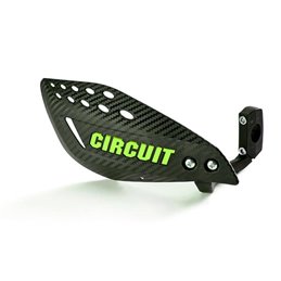 HANDGUARDS VECTOR CARBON CON SCRITTA VERDE (Rif.CIRCUIT: PM061-2D7)
