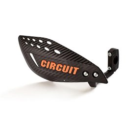 HANDGUARDS VECTOR CARBON CON SCRITTA ARANCIONE (Rif.CIRCUIT: PM061-2D9)