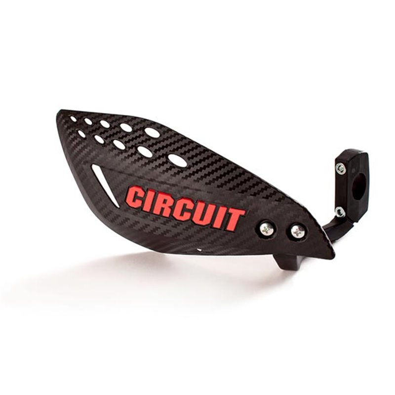 HANDSCHUTZ VECTOR CARBON CON SCRITTA ROSSA (Rif.CIRCUIT: PM061-2DA) HANDSCHUTZ VECTOR CARBON CON SCRITTA ROSSA (Rif.CIRCUIT: PM061-2DA)