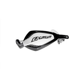 HANDGUARDS P4 NERO-BIANCO (KIT MONTAGGIO ESCLUSO) (Rif.CIRCUIT: PM022-212)