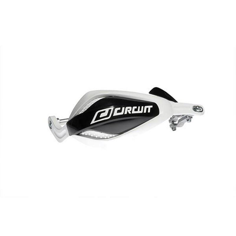 HANDGUARDS P4 BIANCO-NERO (KIT MONTAGGIO ESCLUSO) (Rif.CIRCUIT: PM022-221)