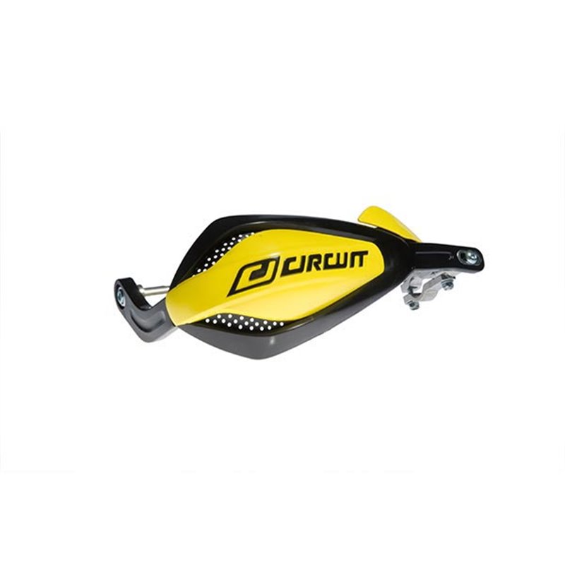 HANDGUARDS P4 NERO-GIALLO (KIT MONTAGGIO ESCLUSO) (Rif.CIRCUIT: PM022-216)