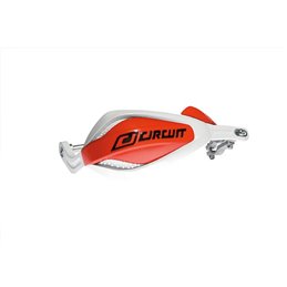 HANDGUARDS P4 BIANCO-ROSSO (KIT MONTAGGIO ESCLUSO) (Rif.CIRCUIT: PM022-22V)