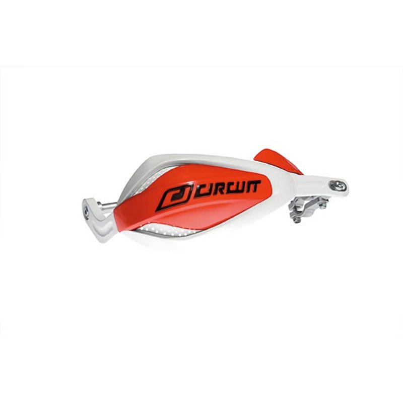 HANDGUARDS P4 BIANCO-ROSSO (KIT MONTAGGIO ESCLUSO) (Rif.CIRCUIT: PM022-22V)