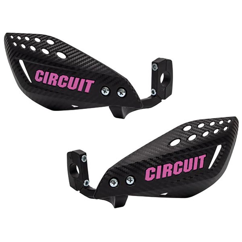 HANDSCHUTZ VECTOR CARBON CON SCRITTA PINK (Rif.CIRCUIT: PM061-2DY) HANDSCHUTZ VECTOR CARBON CON SCRITTA PINK (Rif.CIRCUIT: PM061-2DY)
