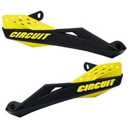 HANDGUARDS FENIX NYLON NERO-GIALLO (KIT MONTAGGIO ESLUSO) (Rif.CIRCUIT: PM081-216)