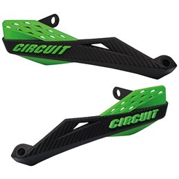 HANDGUARDS FENIX NYLON NERO-GREEN (KIT MONTAGGIO ESLUSO) (Rif.CIRCUIT: PM081-217)
