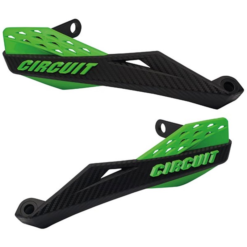HANDGUARDS FENIX NYLON NERO-GREEN (KIT MONTAGGIO ESLUSO) (Rif.CIRCUIT: PM081-217)