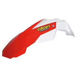 FRONT MUDGUARD STEALTH BIANCO/ROSSO H. (Rif.CIRCUIT: PF004-22A)