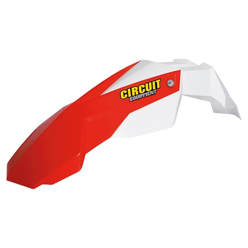FRONT MUDGUARD STEALTH BIANCO/ROSSO H. (Rif.CIRCUIT: PF004-22A) FRONT MUDGUARD STEALTH BIANCO/ROSSO H. (Rif.CIRCUIT: PF004-22A)