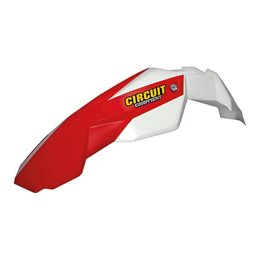 FRONT MUDGUARD STEALTH BIANCO/ROSSO (Rif.CIRCUIT: PF004-22V)