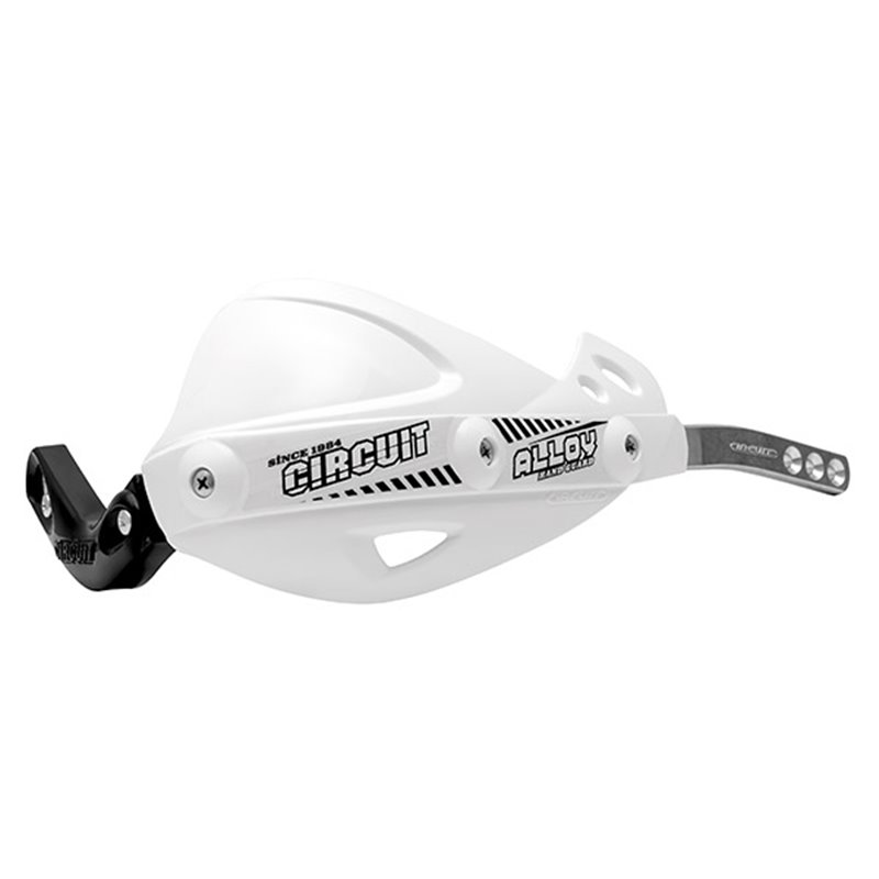 HANDGUARDS FHS ALLOY COLORE BIANCO - KIT DI MONTAGGIO ESCLUSO - (Rif.CIRCUIT: PM072-002) HANDGUARDS FHS ALLOY COLORE BIANCO - KIT DI MONTAGGIO ESCLUSO - (Rif.CIRCUIT: PM072-002)