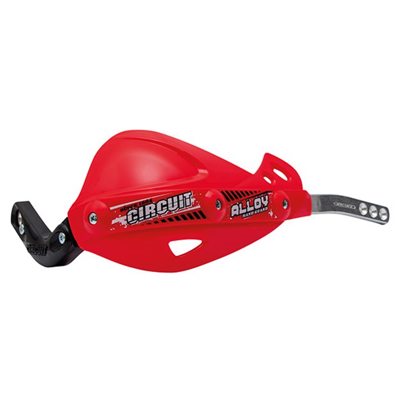 HANDSCHUTZ FHS ALLOY COLORE ROSSO - KIT DI MONTAGGIO ESCLUSO - (Rif.CIRCUIT: PM072-032)