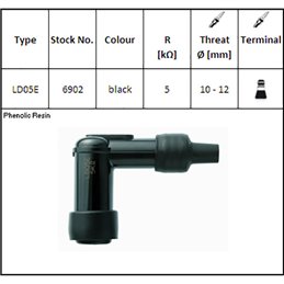ATTAQUE DE BOUGIE D'ALLUMAGE NGK LD05E
