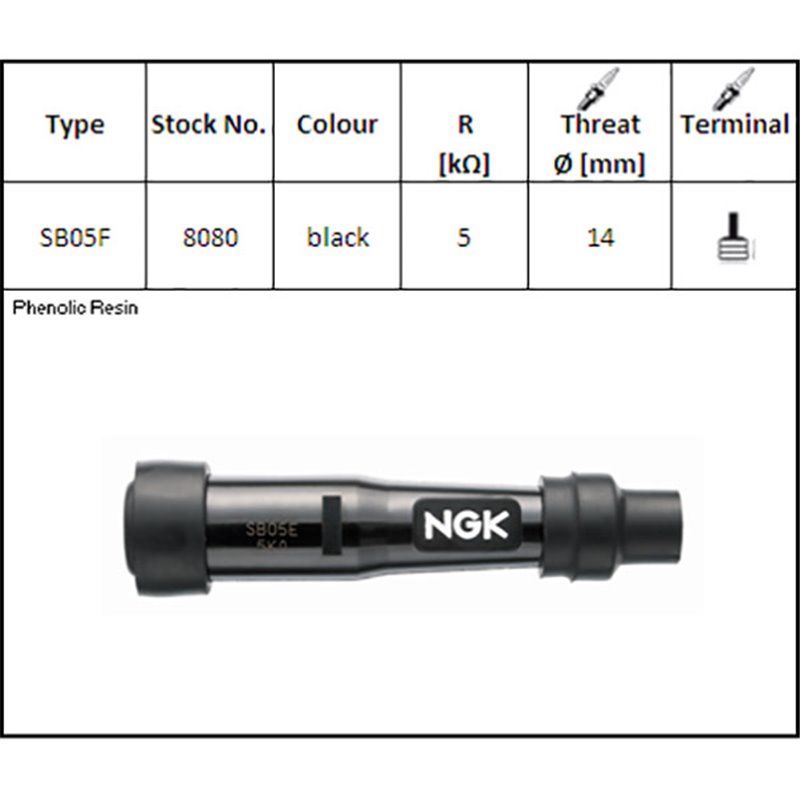 ATAQUE DE BUJÍAS NGK SB05F