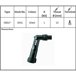 ATTAQUE DE BOUGIE D'ALLUMAGE NGK XB01F