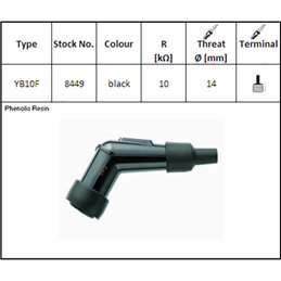 ATTAQUE DE BOUGIE D'ALLUMAGE NGK YB10F