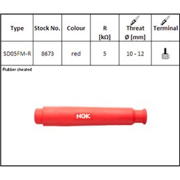 ATTAQUE DE BOUGIE D'ALLUMAGE ROSSO NGK SD05FM-R