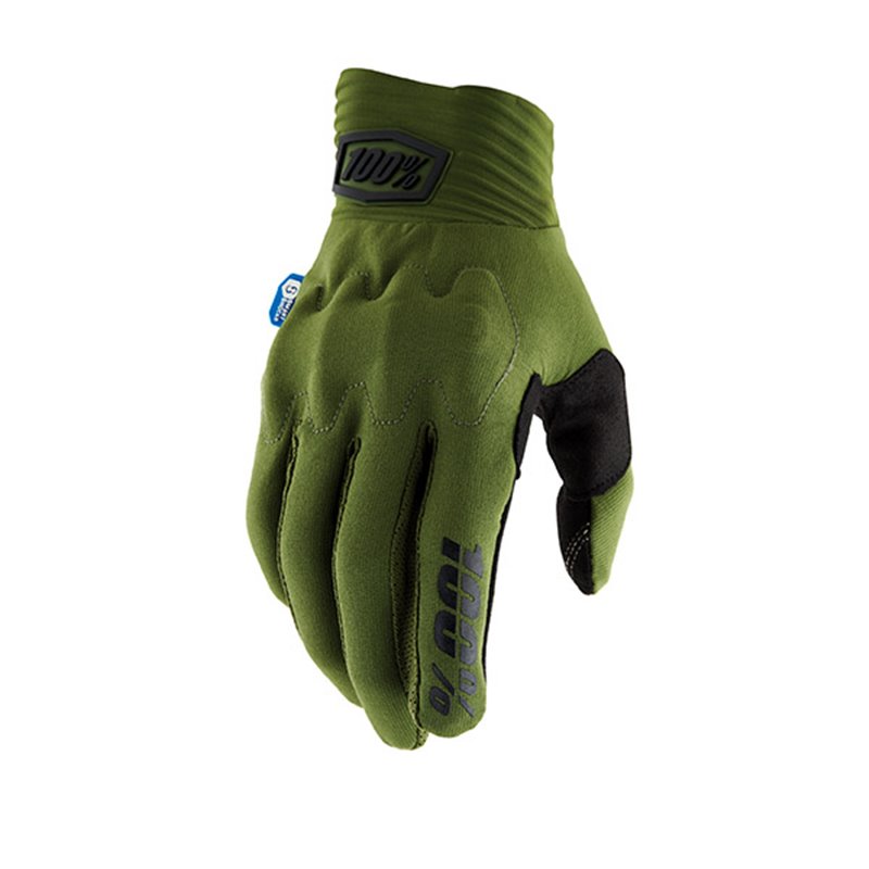 HANDSCHUHE 100% COGNITO SMART SHOCK ARMY GREEN TAGLIA L