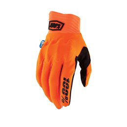 GUANTES 100% COGNITO SMART SHOCK FLUO ORANGE TAGLIA L