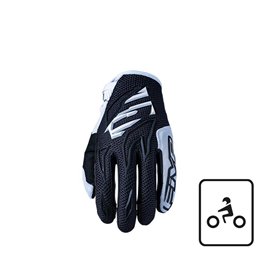 GLOVES FIVE MXF3 NERO BIANCO TAGLIA L