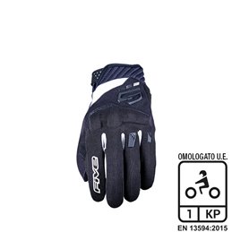 GUANTES FIVE RS3 EVO NERO BIANCO TAGLIA L