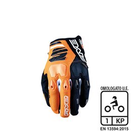 GUANTES FIVE E2 ORANGE TAGLIA L