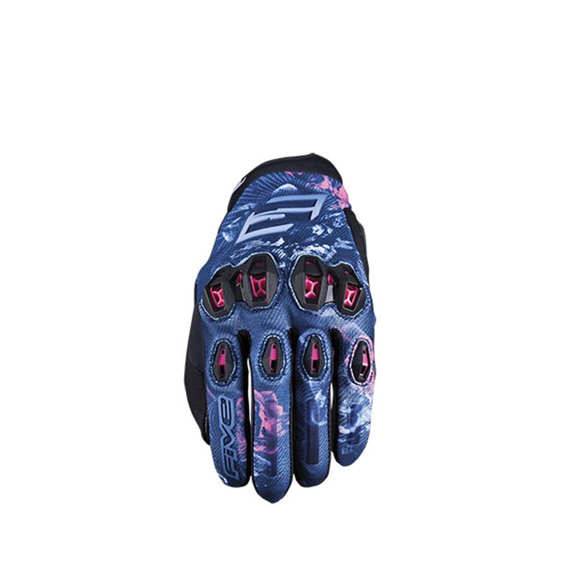 GANTS DONNA FIVE STUNT EVO2 FLOWERS PINK TAGLIA L