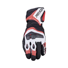 GUANTES FIVE RFX4 EVO AIRFLOW BIANCO / FLUO ROSSO TAGLIA L