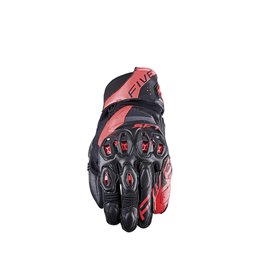 GUANTES FIVE SF1 EVO NERO / FLUO ROSSO