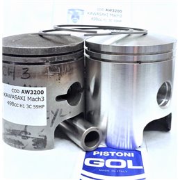 PISTÓN 61.00mm KAWASAKI 3CIL H1 MACH III 500 16x50 A