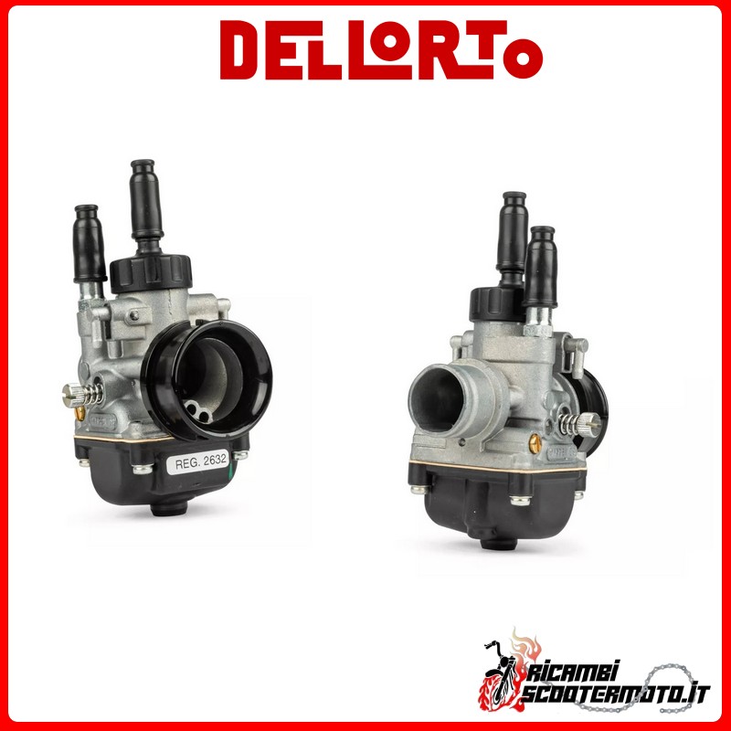 DELLORTO CARBURETOR PHBG 21 DS 2T ARIA MANUALE CON MISCELATORE UNIVERSALE SCOOTER