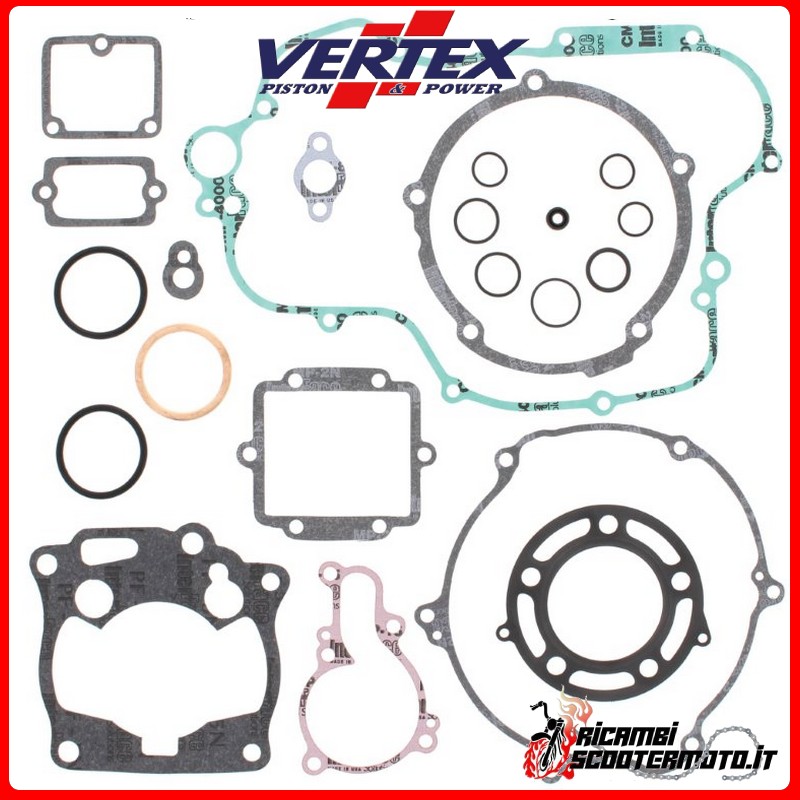 VERTEX ENGINE GASKET KIT Kawasaki KX 125 1995-1997 VERTEX ENGINE GASKET KIT Kawasaki KX 125 1995-1997
