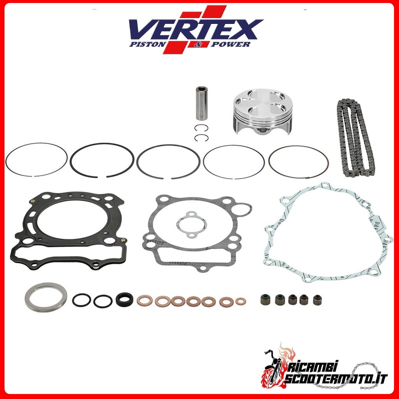 PISTON KIT + CAGE + SEALS VERTEX 76,94 Yamaha WR 250 F 2003-2014 PISTON KIT + CAGE + SEALS VERTEX 76,94 Yamaha WR 250 F 2003-2014