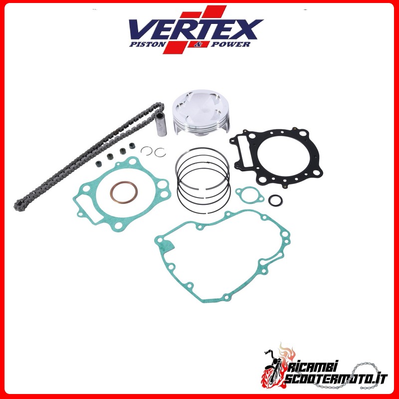 PISTON KIT + CAGE + SEALS VERTEX 95,95 Honda CRF 450 X 2005-2017