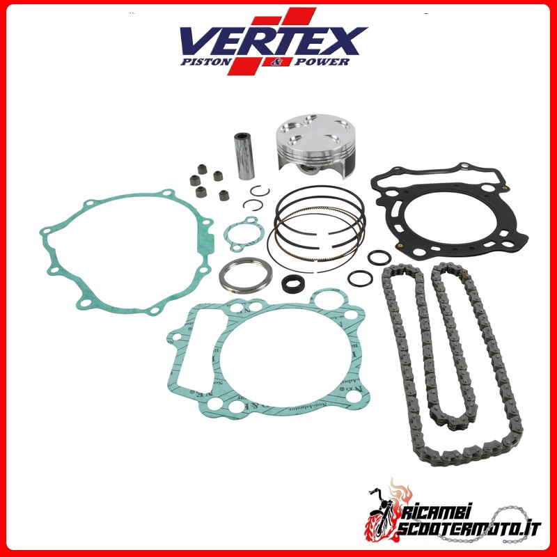 PISTON KIT + CAGE + SEALS VERTEX 95,96 Honda CRF 450 R 2007-2008 PISTON KIT + CAGE + SEALS VERTEX 95,96 Honda CRF 450 R 2007-2008