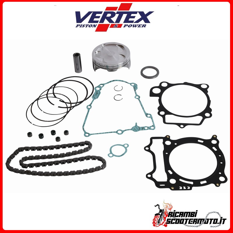 PISTON KIT + CAGE + SEALS VERTEX 94,93 Yamaha WR 450 F 2007-2015 PISTON KIT + CAGE + SEALS VERTEX 94,93 Yamaha WR 450 F 2007-2015