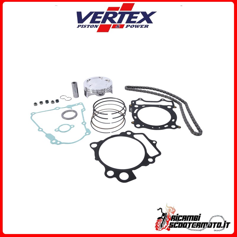 PISTON KIT + CAGE + SEALS VERTEX 94,94 Yamaha WR 450 F 2007-2015