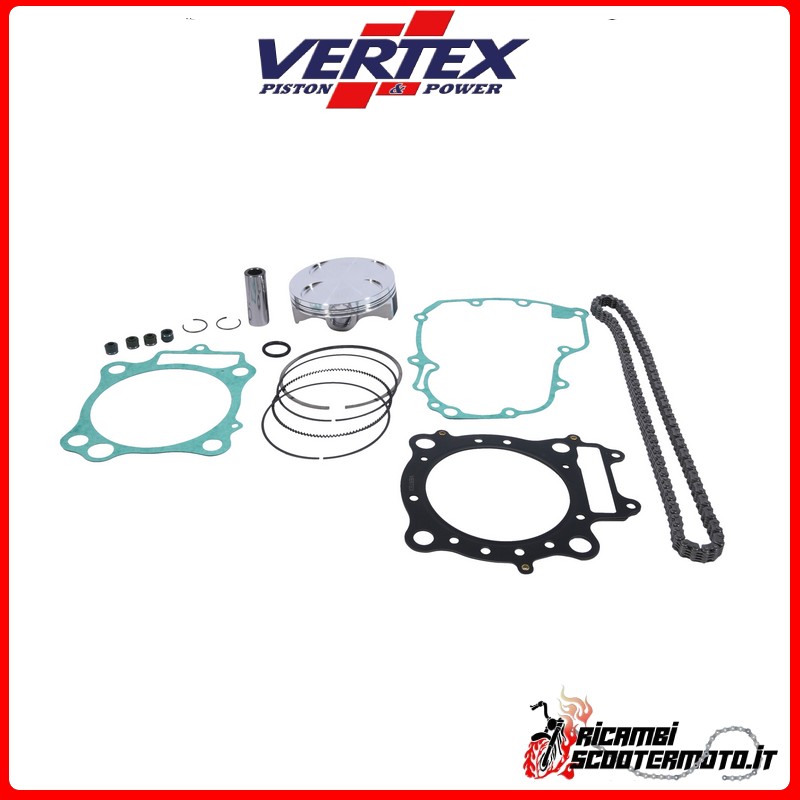 PISTON KIT + CAGE + SEALS VERTEX 95,96 Honda CRF 450 X 2005-2017 PISTON KIT + CAGE + SEALS VERTEX 95,96 Honda CRF 450 X 2005-2017