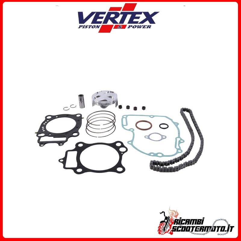 PISTON KIT + CAGE + SEALS VERTEX 77,95 Honda CRE 250 X 2004-2017