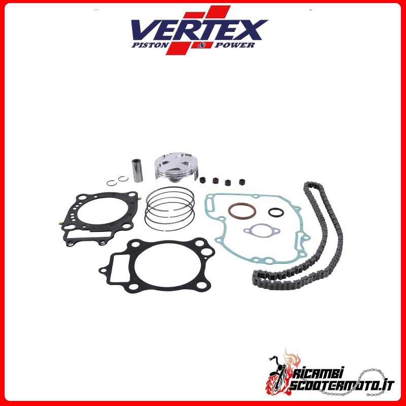 PISTON KIT + CAGE + SEALS VERTEX 77,96 Honda CRE 250 X 2004-2017