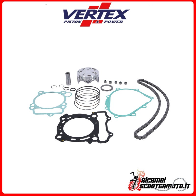 PISTON KIT + CAGE + SEALS VERTEX 76,98 Yamaha YZ 250 F 2008-2013