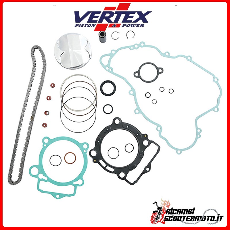 KIT PISTONE + GABBIA + GUARNIZIONI VERTEX 87,98 KTM 350 EXC-F / SIXDAYS 2012-2016
