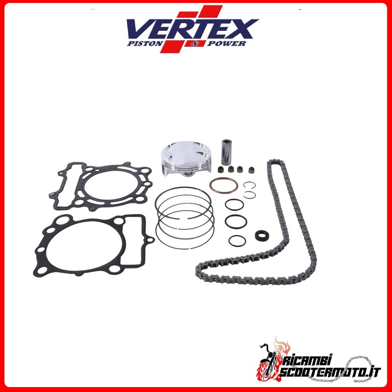 PISTON KIT + CAGE + SEALS VERTEX 76,96 Kawasaki KX 250 F 2011-2014