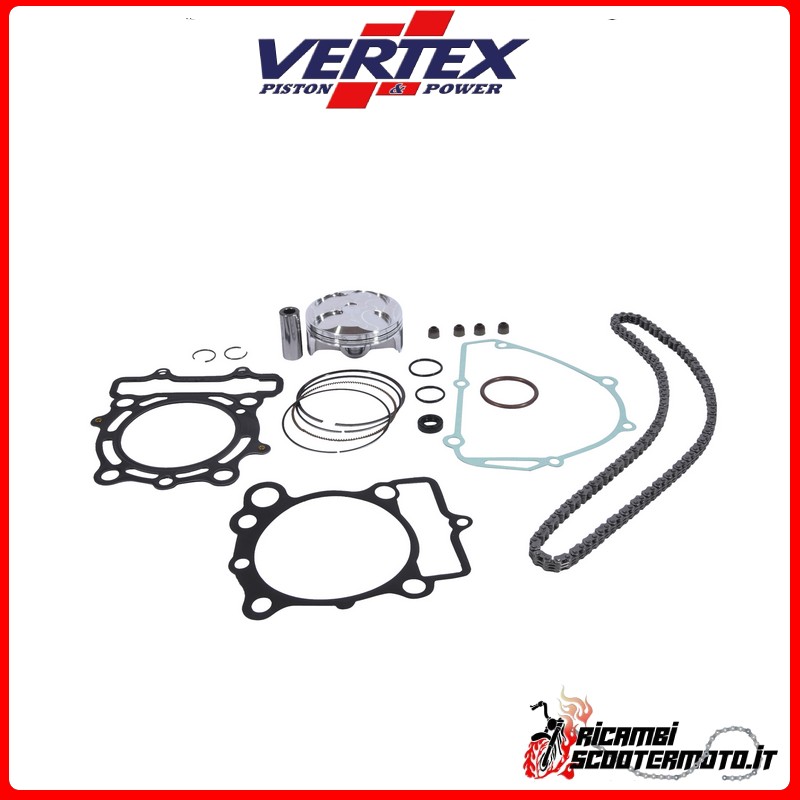 PISTON KIT + CAGE + SEALS VERTEX 76,98 Kawasaki KX 250 F 2011-2014