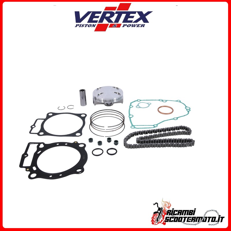 KIT PISTONE + GABBIA + GUARNIZIONI VERTEX 95,97 HONDA CRF 450 R 2013-2016 KIT PISTONE + GABBIA + GUARNIZIONI VERTEX 95,97 HONDA CRF 450 R 2013-2016