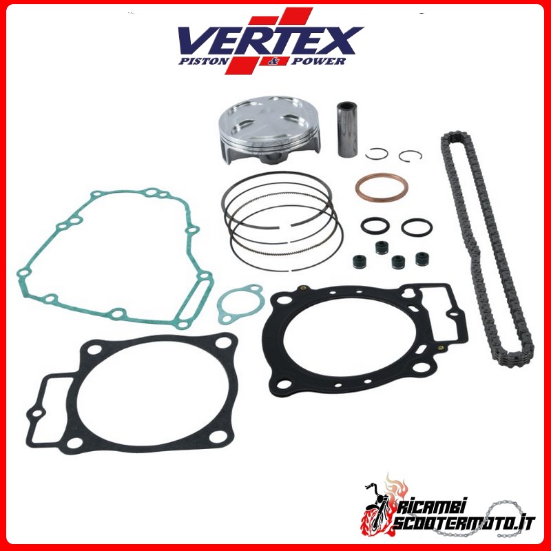 PISTON KIT + CAGE + SEALS VERTEX 95,97 Honda CRF 450 R 2013-2016 PISTON KIT + CAGE + SEALS VERTEX 95,97 Honda CRF 450 R 2013-2016