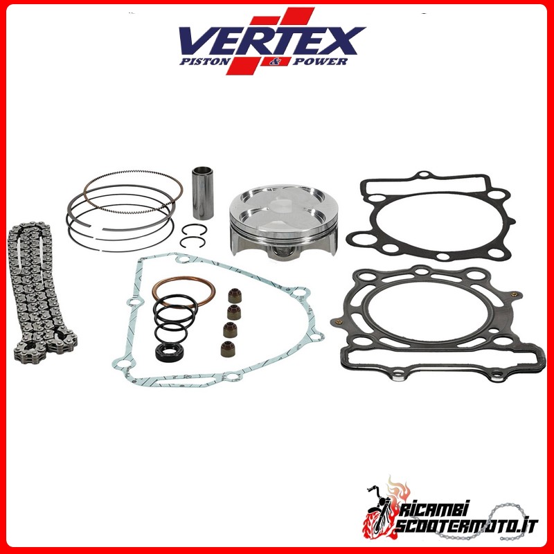 PISTON KIT + CAGE + SEALS VERTEX 76,98 Kawasaki KX 250 F 2015-2016
