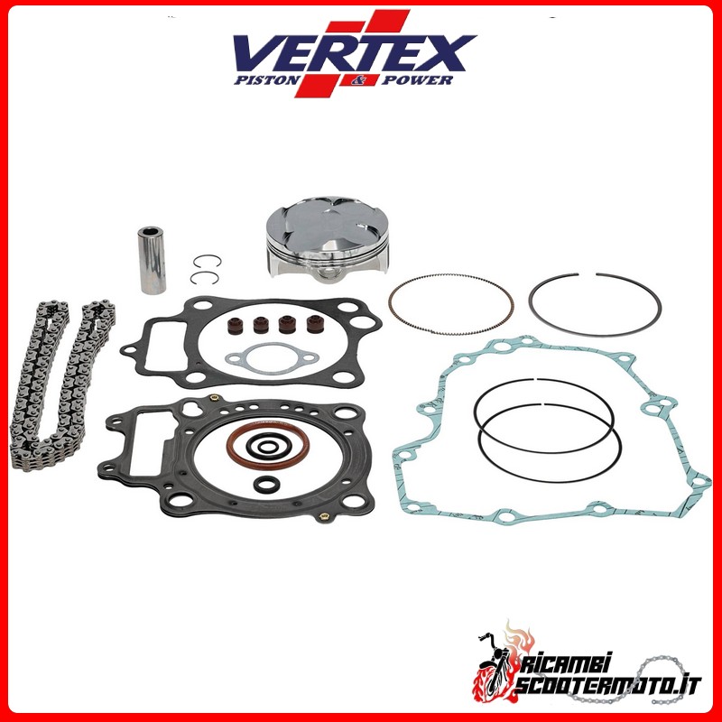 PISTON KIT + CAGE + SEALS VERTEX 76,76 Honda CRF 250 R 2016-2017